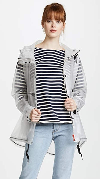 Shop Hunter Original Smock Coat In White