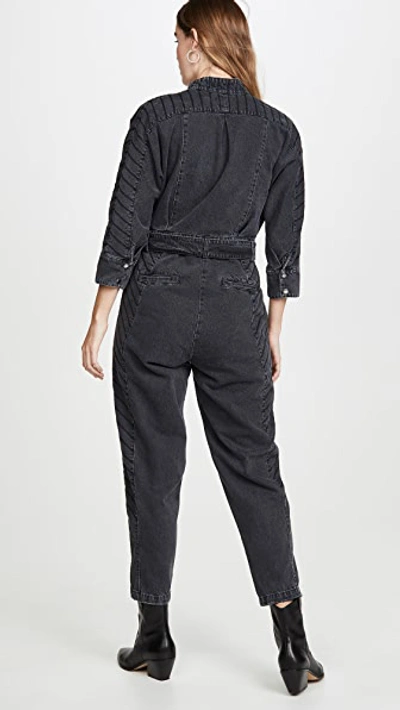 Shop Retroféte Milla Jumpsuit In Black Vintage