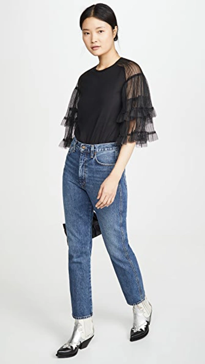 Shop Giambattista Valli Cashmere Blouse In Black