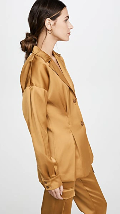 Shop Holzweiler Riot Jacket In Camel