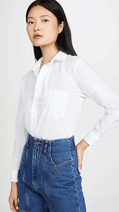 Shop Frank & Eileen Joedy Button Down Shirt In White