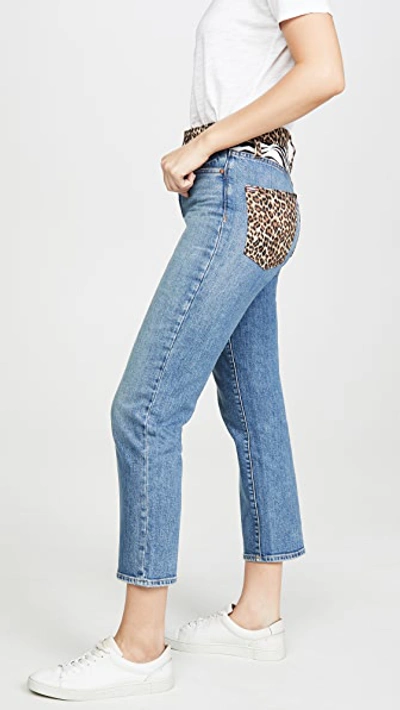 Shop Alice And Olivia Amazing High Rise Girlfriend Jeans In Pretty Wild