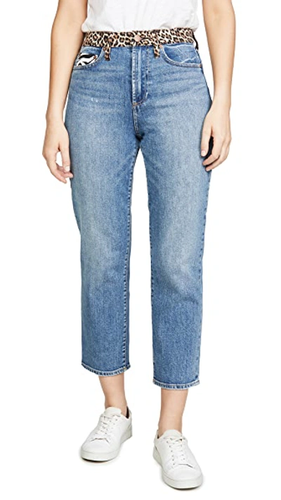 Shop Alice And Olivia Amazing High Rise Girlfriend Jeans In Pretty Wild