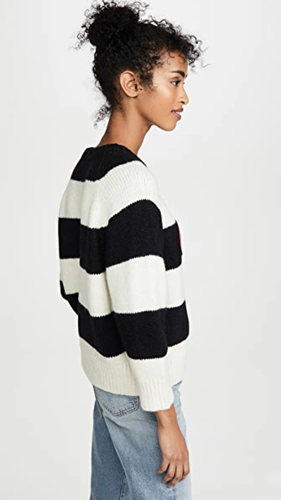 Shop Mother The Boat Sqaure Jumper Alpaca Pull Over In Feline Fine