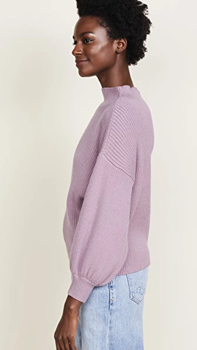 Shop Line & Dot Alder Sweater In Lilac