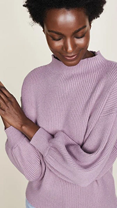 Shop Line & Dot Alder Sweater In Lilac