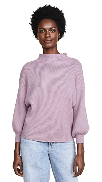 Shop Line & Dot Alder Sweater In Lilac