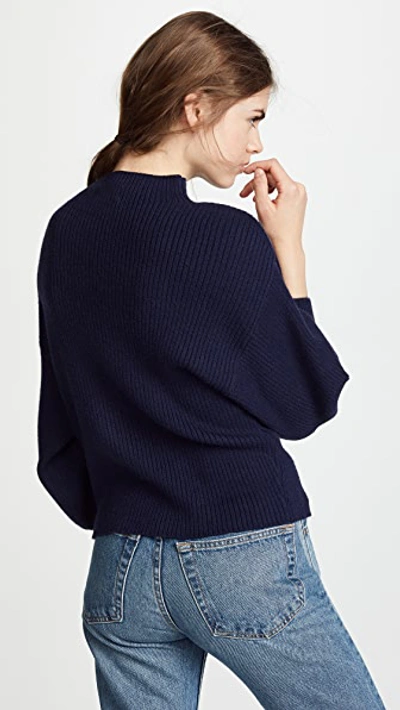 Shop Line & Dot Alder Sweater In Navy