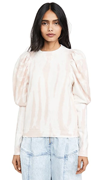 Shop Ulla Johnson Philo Pullover In Rose Tie Dye