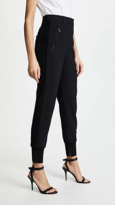 Shop 3.1 Phillip Lim / フィリップ リム Pinstripe Jogger Pants With Piping Midnight/ivory