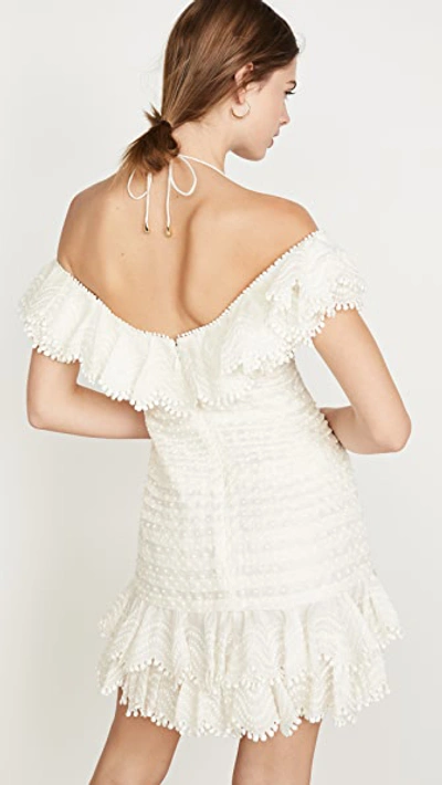 Super Eight Off Shoulder Mini Dress