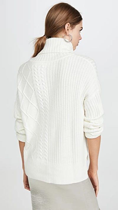 Shop Splendid Lakewood Cable Pullover In Natural