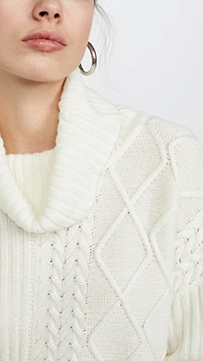 Shop Splendid Lakewood Cable Pullover In Natural