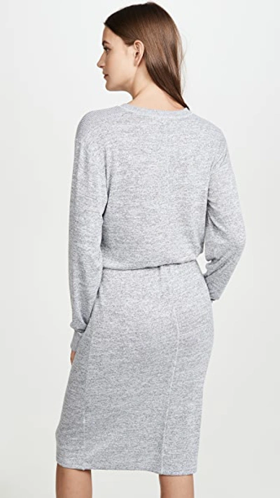 Shop Rag & Bone Avryl Dress In Lt Heather Grey