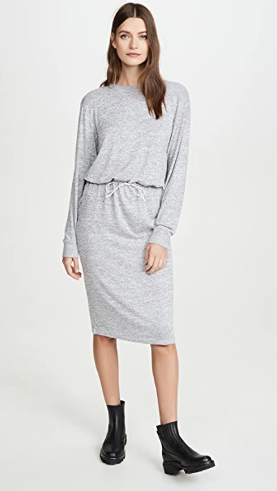 Shop Rag & Bone Avryl Dress In Lt Heather Grey