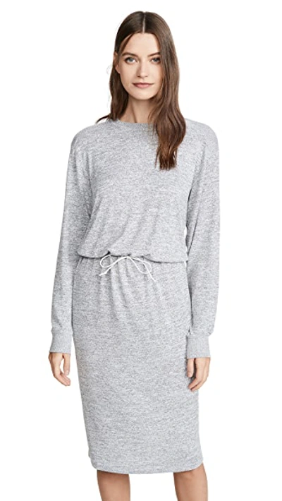 Shop Rag & Bone Avryl Dress In Lt Heather Grey