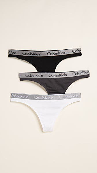 calvin klein thong 3 pack