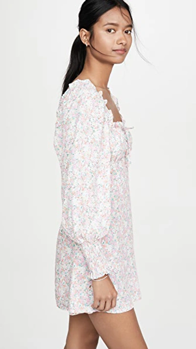 Shop Faithfull The Brand Ira Mini Dress In Vionette Floral Print