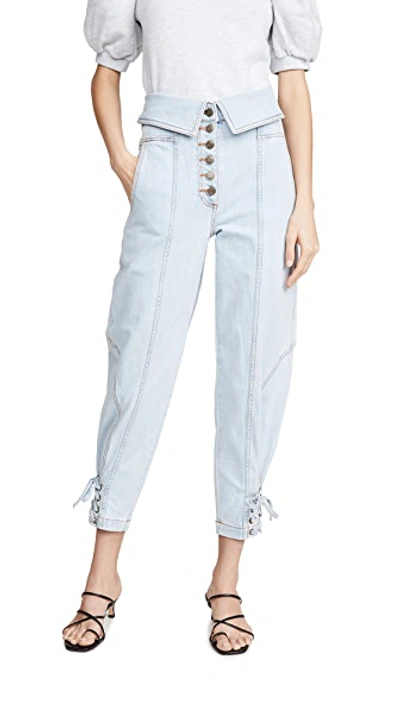 Shop Ulla Johnson Kingston Jeans In Light Wash