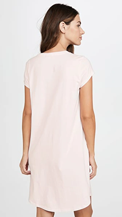 Shop Skin Oksana Sleep Shirt In Pearl Pink