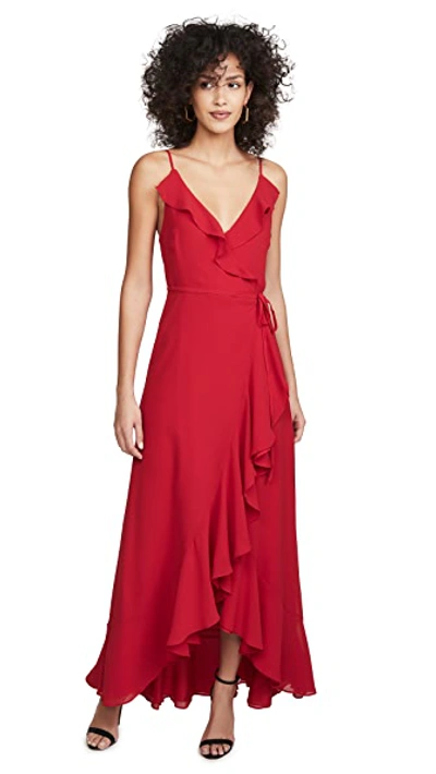 Shop Yumi Kim Meadow Maxi Dress In Red