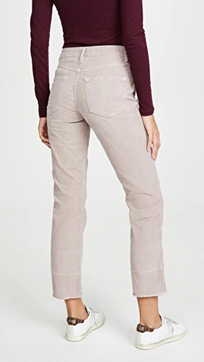 Bella Velveteen High Rise Slight Boot Cut Jeans