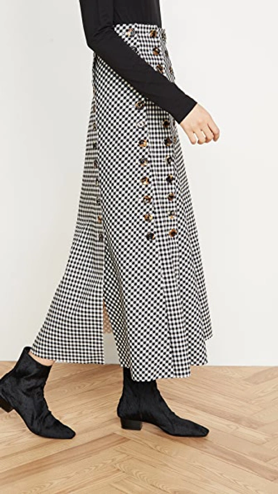 Gingham Multi Panel Skirt