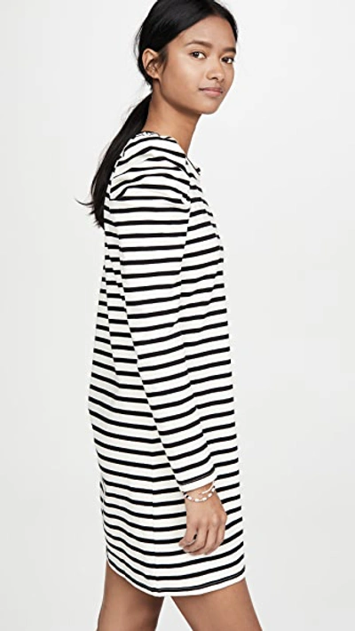 Shop Rebecca Minkoff Talia Dress In Black/white