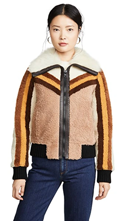 Shearling Bomber Jacket