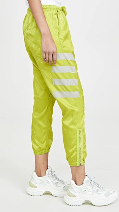 Shop Freecity Starstrom Strikes Jump Pants In Chartreuseprism/splash