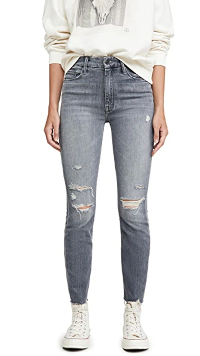 High Waisted Looker Ankle Nick Fray Jeans