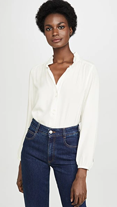 Shop Ayr The Glimmer Blouse In Ice Cream