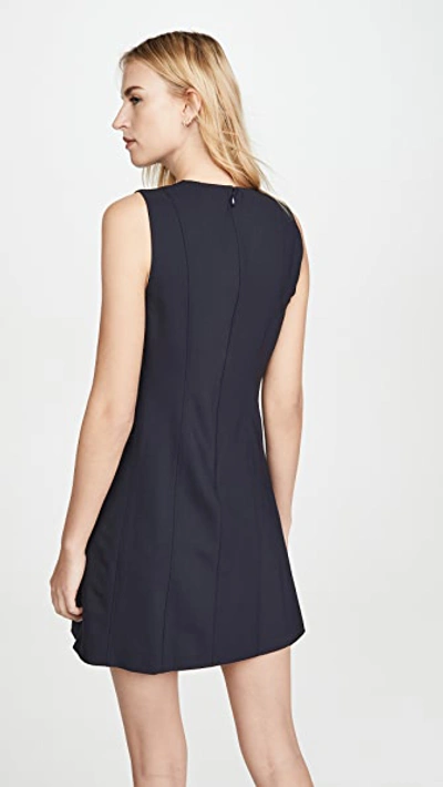 Shop Theory Helaina Dress In Deep Navy