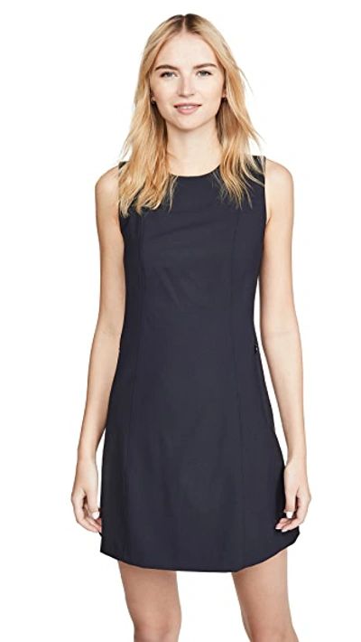 Shop Theory Helaina Dress In Deep Navy