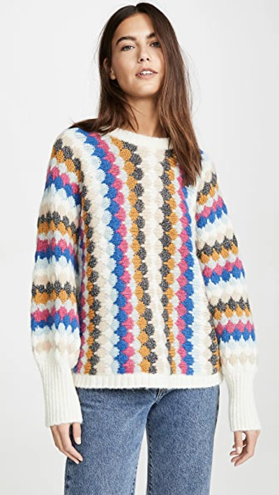 Shop Eleven Six Kara Alpaca Sweater In Multi Combo