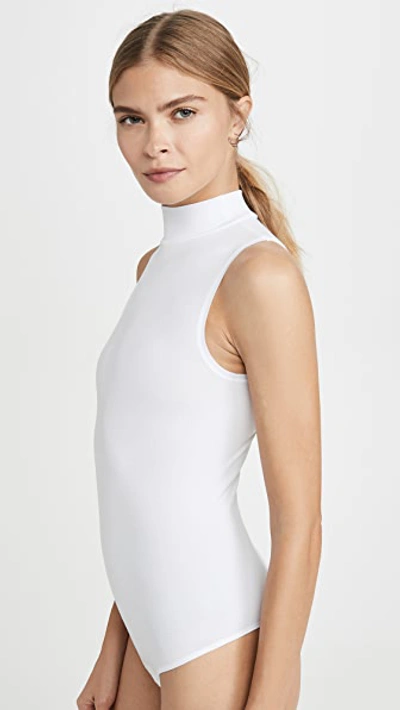 Shop Yummie Kinsley Thong Bodysuit In White