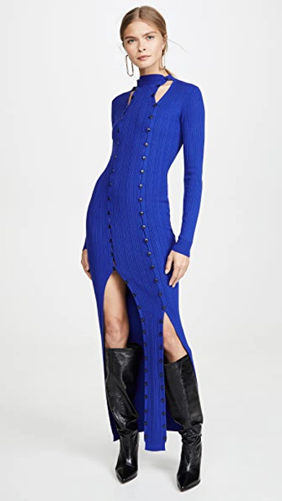 Shop Jacquemus Azur Dress In Blue