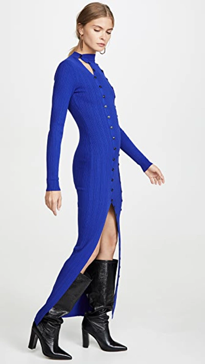 Shop Jacquemus Azur Dress In Blue