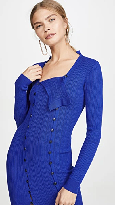 Shop Jacquemus Azur Dress In Blue