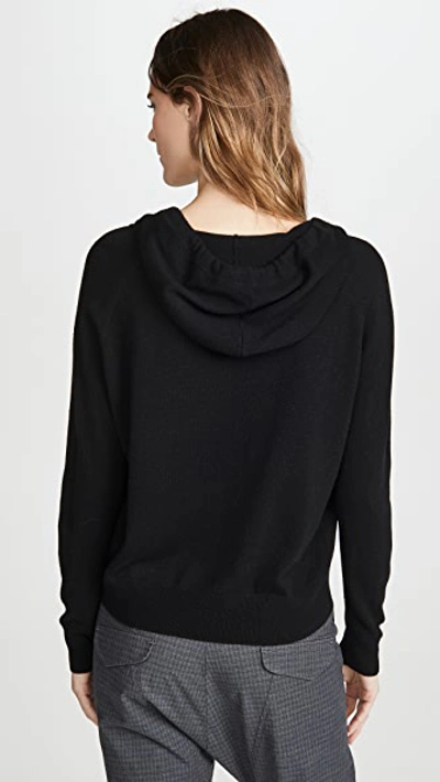 Shop Nili Lotan Cashmere Albany Hoodie In Black