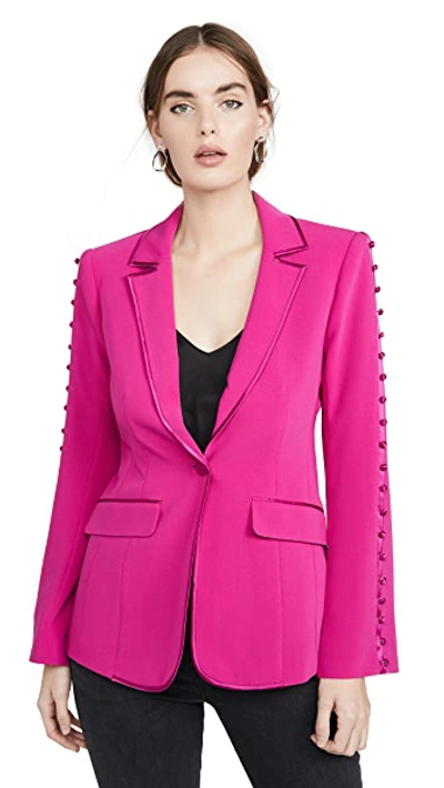 Shop Cinq À Sept Vivi Blazer In Pink Ruby