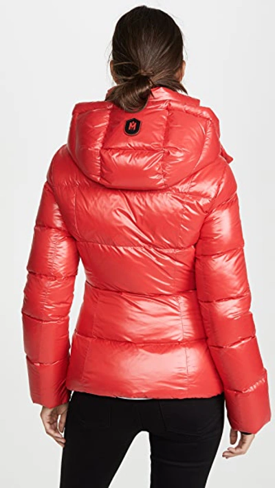 Shop Mackage Madalyn Jacket In Red