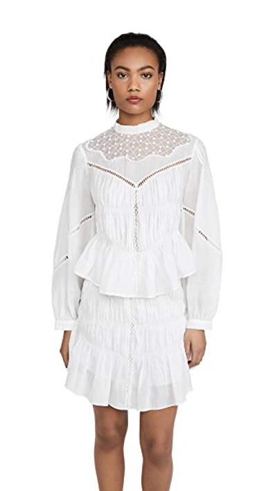 Shop Isabel Marant Samantha Blouse In White