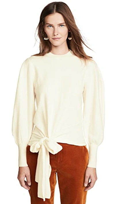 Shop Ulla Johnson Tatiana Pullover In Blanc