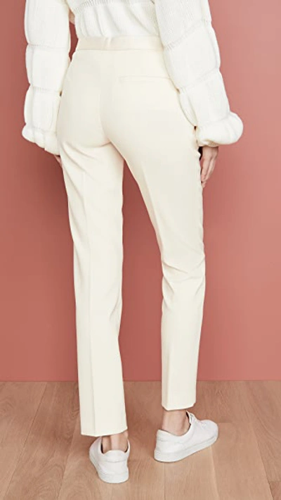 Shop Theory Tailor Trousers In Ivory