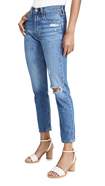 levi's 501 skinny high rise