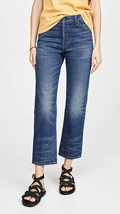 Shop Askk High Rise Straight Jeans In York