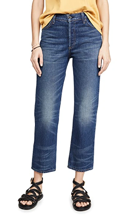 Shop Askk High Rise Straight Jeans In York