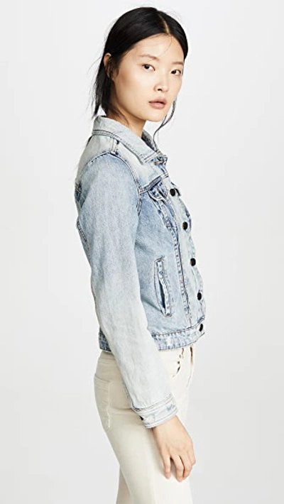 Shop Blank Denim Casual Encounter Jacket