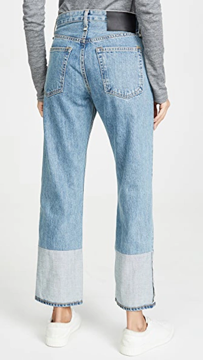Maya High Rise Ankle Straight Jeans
